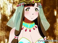 Fan service anime Suisei no Gargantia DXD belly dancing girls seduce.