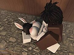 Watch this bunny bounce on my cock like a champ, can you believe the rough riding