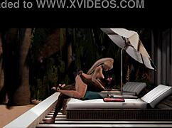 X stars ali lancrae and damien godard in this anime hentai