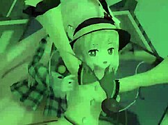 Kokoro's revenge MMD animation with squirting pussy and lesbian tits