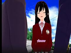 HG Devil Academy DxD anime porn parody with intense blowjob action