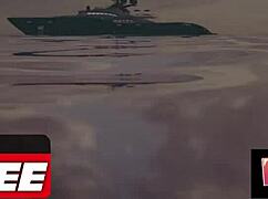 Blonde sucks busty redhead futa's big cock deep