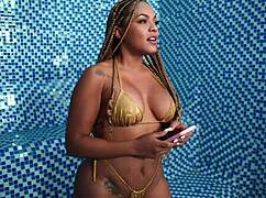 carla morelli and pipeboy1 share sauna time with interracial milf and nerd dynamics