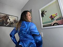 You dressed me beautifully, he couldn't resist penetrating my ass