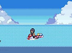 i'm exploring rignetta's adventure in this hentai game