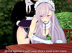 Belfast's Quick Fuck In The Restaurant Azur Lane