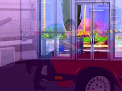 Boss fucks customer in car