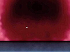 Trapped in a tentacle prison of pleasure hell in hentai anime. Witness the intense struggle unfold.