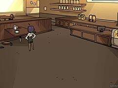 Bombshell Barista Part 2 unfolds with Tailblazer’s outdoor bondage scene. She’s bound tight in a public hentai clash!