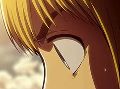 watching shingeki no kyojin ep11, the hentai version gets really intense