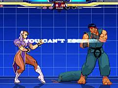 chunli engages in hentai sex with long cock in anime