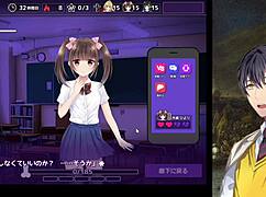 in this hentai, the game punishes you if you cum too soon