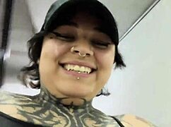 puta loses bet, gets banged, and does cumwalk on public street