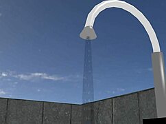 Kyo Animation Features Plump Girl Playing Tennis with Bouncing Tits