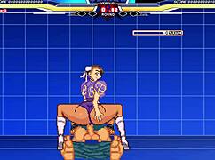 chunli engages in hentai sex with long cock in anime