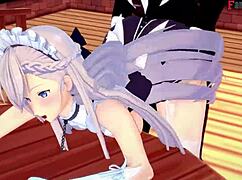 Belfast's Quick Fuck In The Restaurant Azur Lane