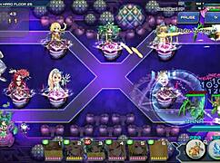 The cute secretary in hentai game ep 5 moans with pleasure during rough fucking on desk, her pussy overflowing with hot cum.