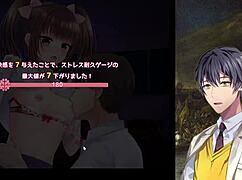in this hentai, the game punishes you if you cum too soon