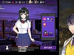 in this hentai, the game punishes you if you cum too soon