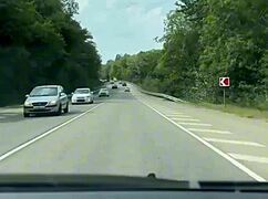 amateur couple fucks hard on vacation in nature