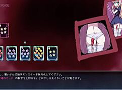 Trapped in a tentacle prison of pleasure hell in hentai anime. Witness the intense struggle unfold.