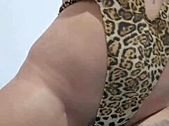 Exciting exhibitionist flash in public setting