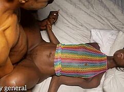 hey, don’t go too deep, this skinny ebony girl pleads