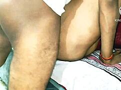 Indian desi bhabhi bent over by gym boys for rough action?