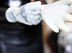 latex gloves asmr with soothing sounds