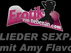 Curvy german blonde milf enjoys creampie in amateur gangbang party