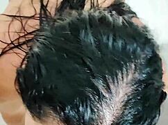 novinha sucks cock eagerly while hiding from parents in next room