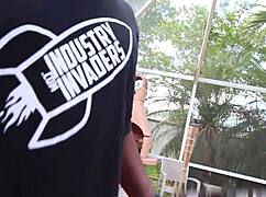 Ebony Redhead Suckers In Crazy Group Doggystyle Cumshot