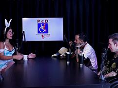 Tifany Rocha’s wild casting with nerdy teen couple in outdoor POV scenes