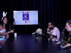 Tifany Rocha’s wild casting with nerdy teen couple in outdoor POV scenes