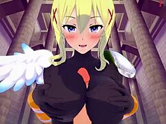 does lalatina suck dick and give boobjob in this pov fantasy?