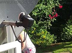 Sexy Neighbor with Saggy Tits and Big Ass