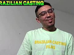 newbie actor fucking the wonderful brunette, did he do well?