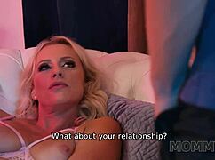 Hey, can you believe this mature czech mother-in-law caught me with her shaved pussy saving the day?