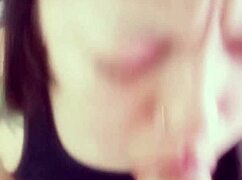 delicious homemade blowjob with great deep throat skills