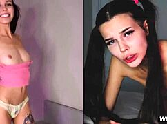 Rough Fuck for Cumdumpster Teen in Wild College Homemade POV Session