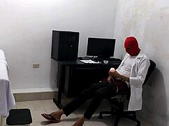 Perverted Doctor Strokes After Treating Cute Latina Patient