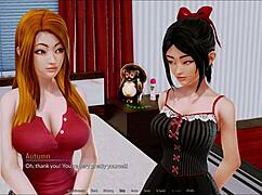 i explore the harem hotel in this game