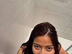 My Sister-In-Law Bathes And I Can't Resist Entering To Fuck Her