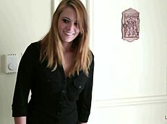 is the brunette taking the chance to pounce on the lesbian blonde and eat her ass with rough anal fingering?