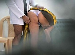 Doctor takin’ advantage of patient in clinic, oops sorry!