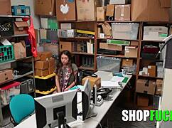 Teen Thief Fucked Hard for Stealing Underwear at Shopfuck