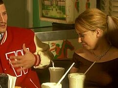 hey, casual bed chat turns into intense lesbian kissing and fingering