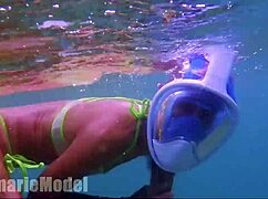 hairy underwater adventure with some wild and daring poolside moments awaits