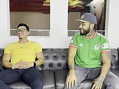 Christmas wife swap with coworker in swinger group