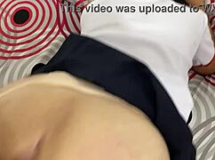 היי חורגת, התחתונים האלה נראים טוב עלייך... אני הולך לדחוף לך זין בכוס?